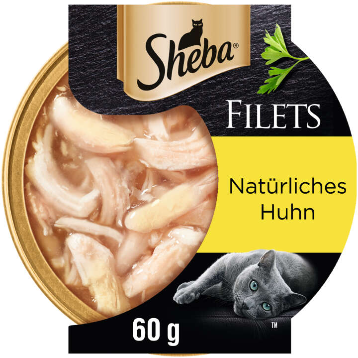Sheba Katzen-Nassfutter Schale Filets mit natürlichem Huhn